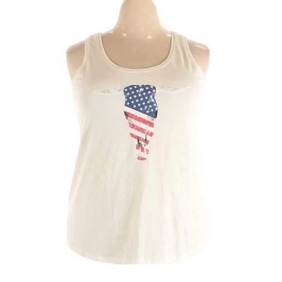 Grayson Threads Patriotic Steer Head Tank Top Sleeveless Graphic T Shirt XXL - Picture 3 of 5